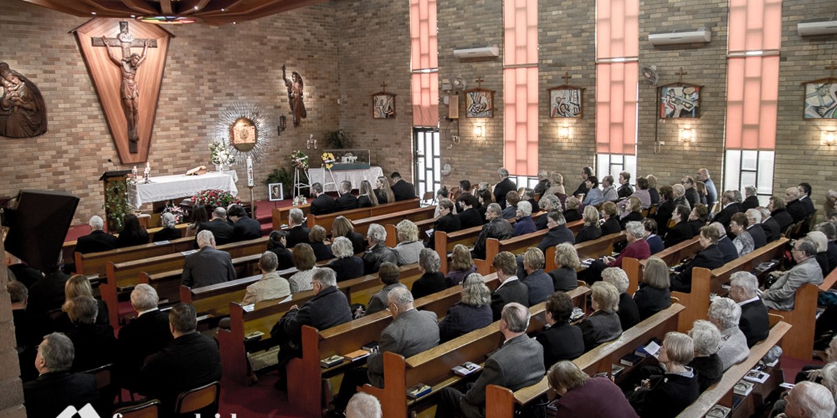Funeral Live Streaming and Photography at St Raphael’s Slovenian Catholic Church & Forest Lawn